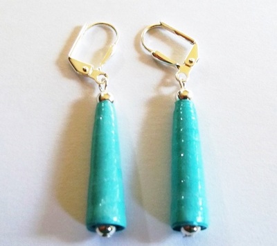 Paper Bead earrings - Denise Nicole Designs, LLC
